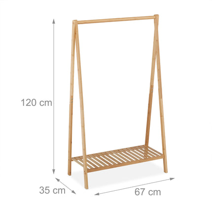 Clothes hanger bamboo 67 cm