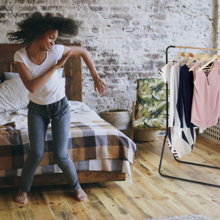 Clothes hanger black