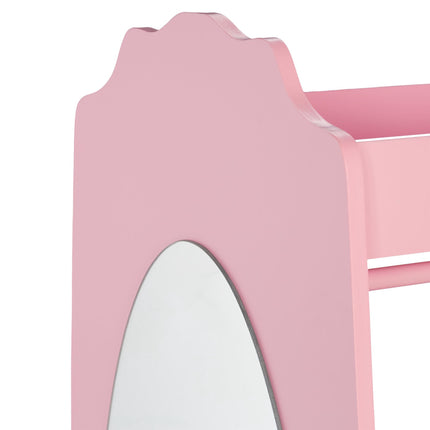 Clothes hanger for children with mirror