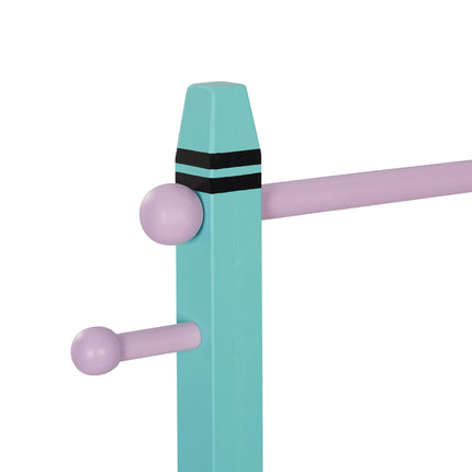 Clothes hanger for children with shelves