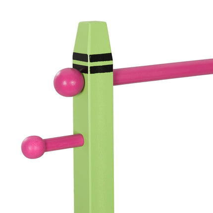 Clothes hanger for children with shelves