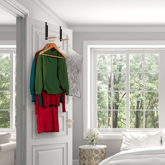 Clothes hanger for folding doors - set of 2