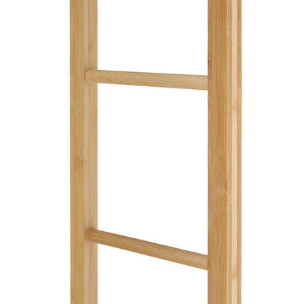 Clothes hanger in bamboo with 3 shelves