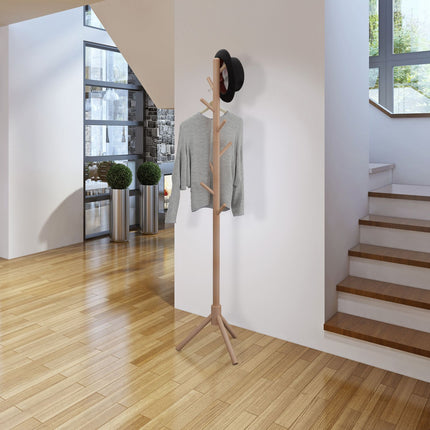 Clothes hanger in beech wood