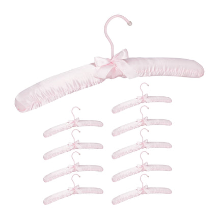 Clothes hanger in satin