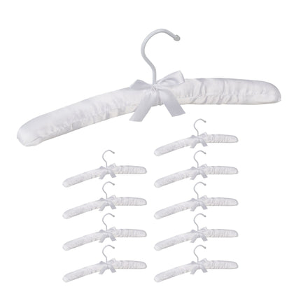 Clothes hanger in satin