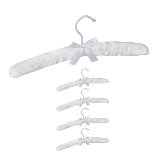 Clothes hanger in satin