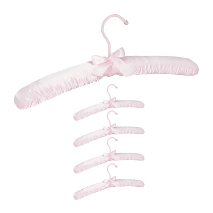 Clothes hanger in satin