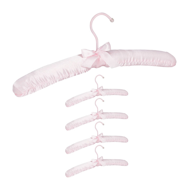 Clothes hanger in satin