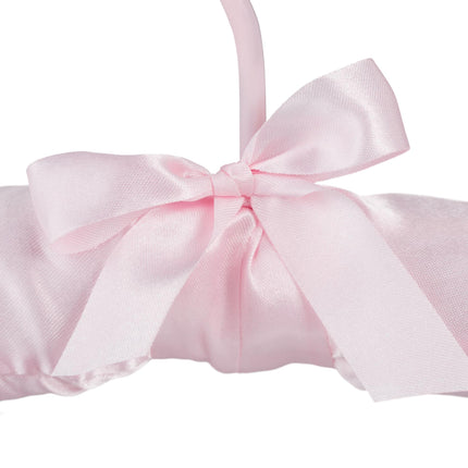 Clothes hanger in satin