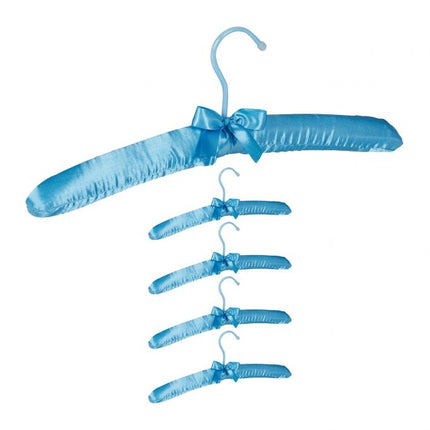 Clothes hanger in satin