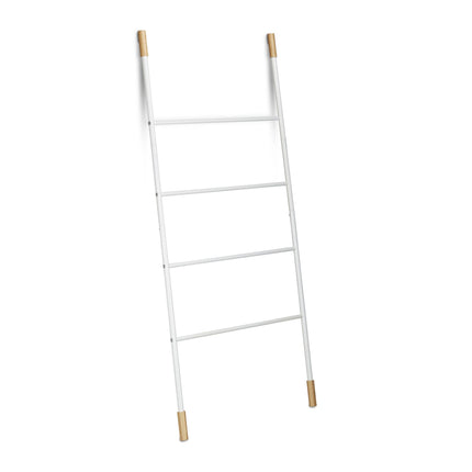 Clothes hanger ladder white