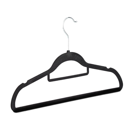 Clothes hanger narrow set of 20 velvet