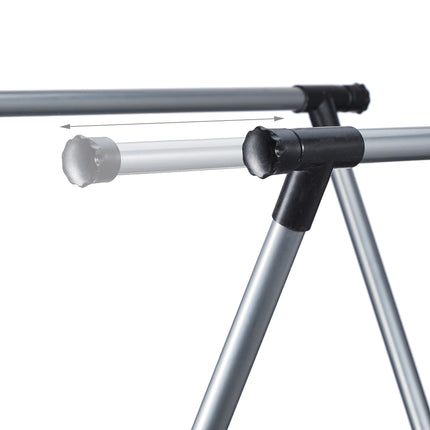 Clothes hanger retractable metal