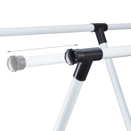 Clothes hanger retractable metal