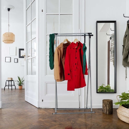 Clothes hanger retractable metal