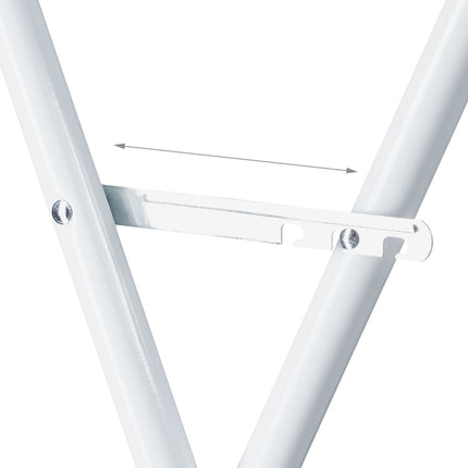 Clothes hanger retractable metal
