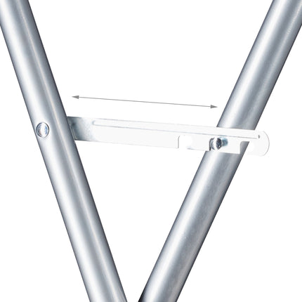 Clothes hanger retractable metal