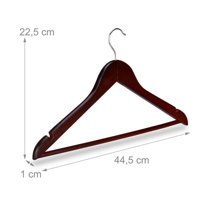 Clothes hangers Wood Set of 30