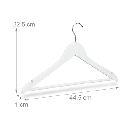 Clothes hangers Wood Set of 30