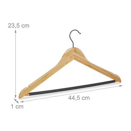 Clothes hanger - set of 10 bamboo