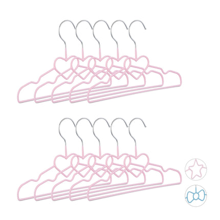 Clothes hangers for children - set of 10