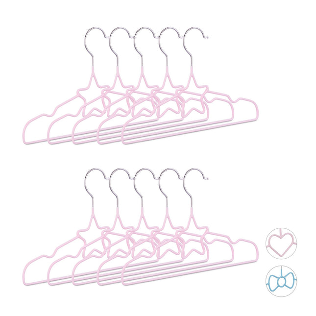 Clothes hangers for children - set of 10