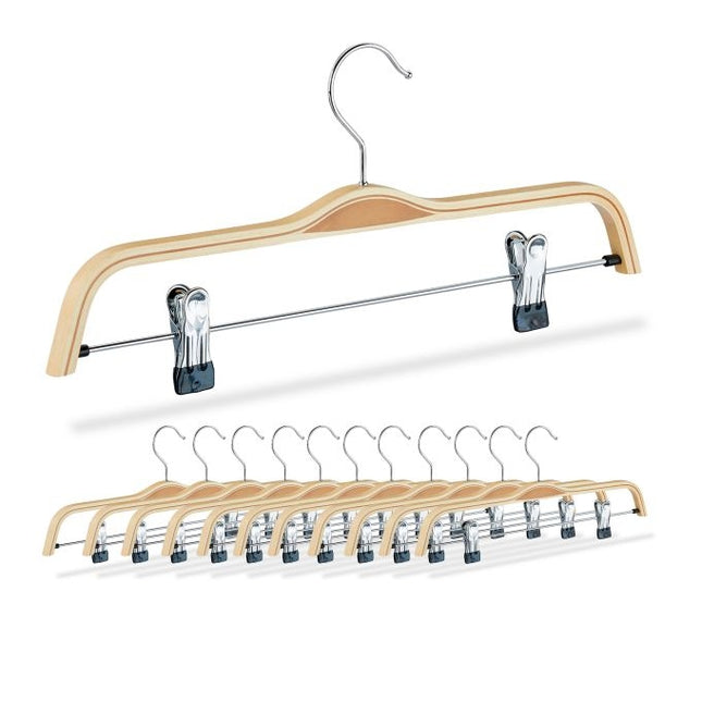 Clothes hangers for trousers & skirts 12 pcs
