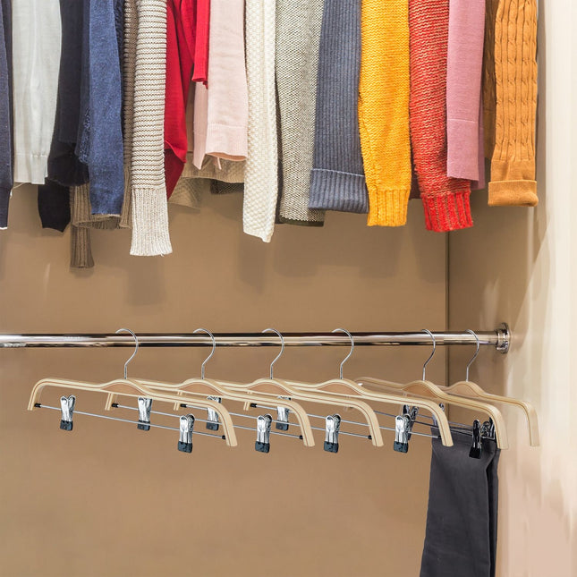 Clothes hangers for trousers & skirts 12 pcs