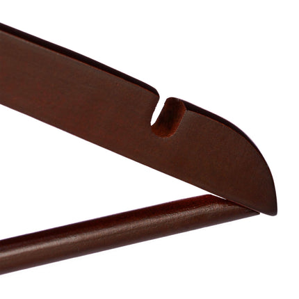 Clothes hangers with trouser bar, set of 20