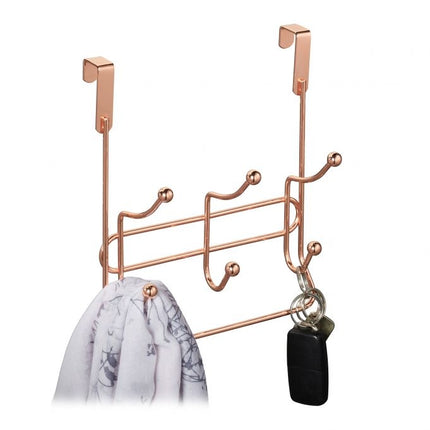Clothes hanger with 3 double hooks