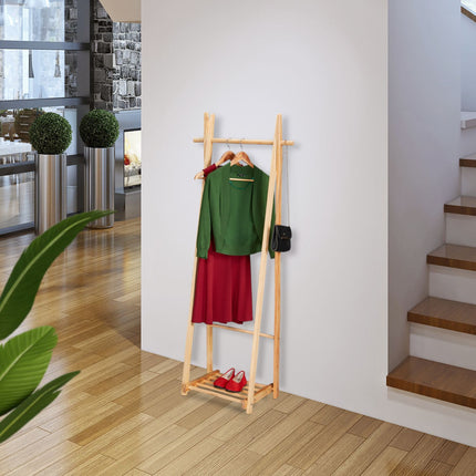 Clothes hanger with drawer