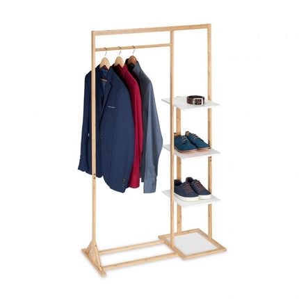 Clothes hanger with shelf
