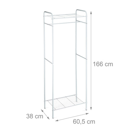 Clothes hanger with shelf SANDRA