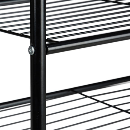 Clothes hanger with shoe shelf SANDRA