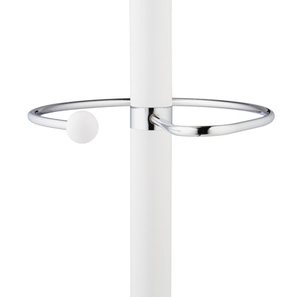 Clothes hanger with umbrella stand