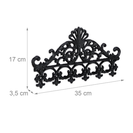 Clothes rail in cast iron