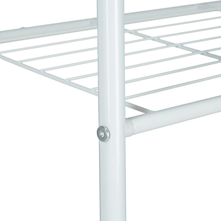 Clothes stand 2 shelves SANDRA