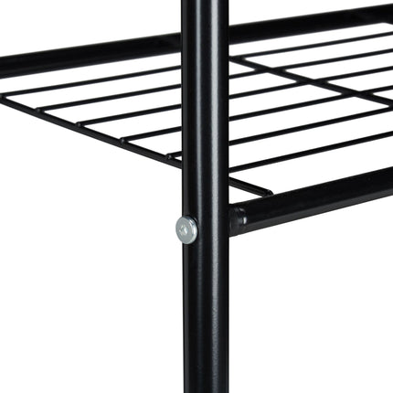 Clothes stand 2 shelves SANDRA