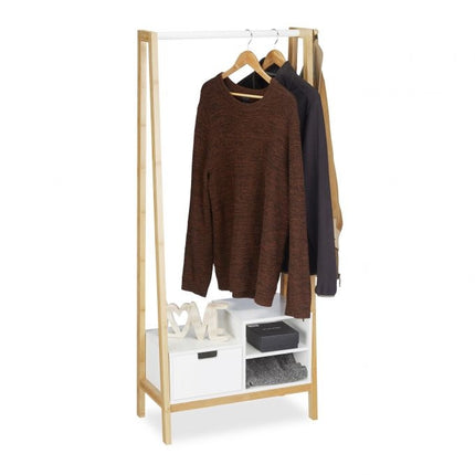 Clothes stand with shelf