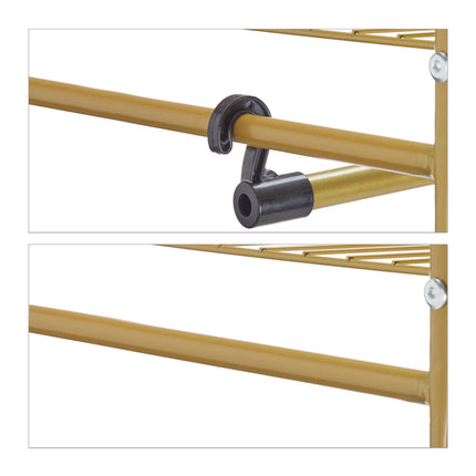 Coat Rack With 3 Shelves