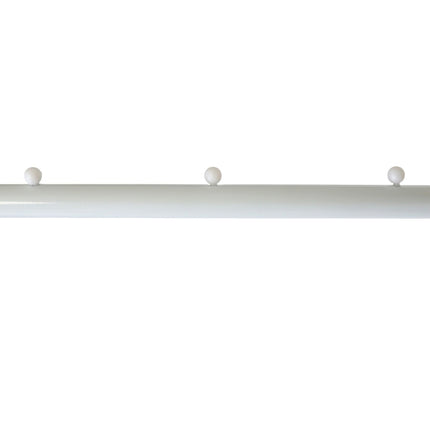 Coat Rack with Shelf and Hooks – Iron, Free-Standing