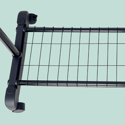 Coat Rack with Shelves and Wheels – Adjustable Storage