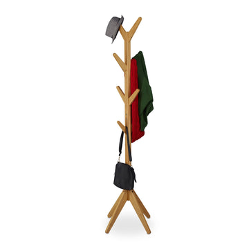 Coat rack in bamboo Tree-shaped