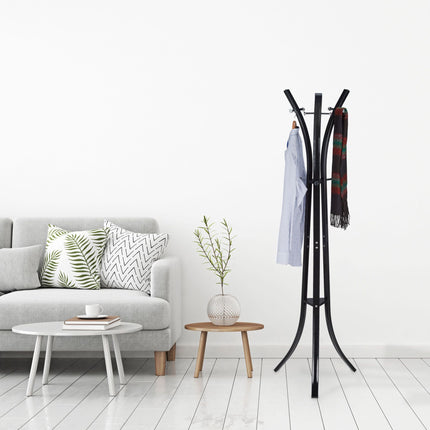 Coat rack in metal