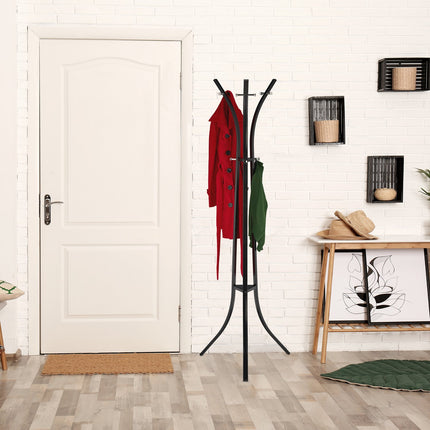Coat rack in metal