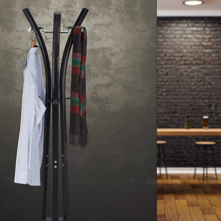 Coat rack in metal