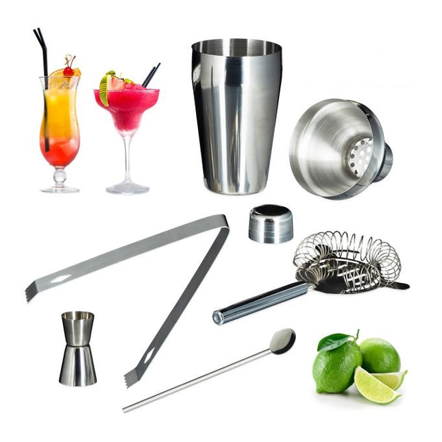 Cocktail set stainless steel 5 parts