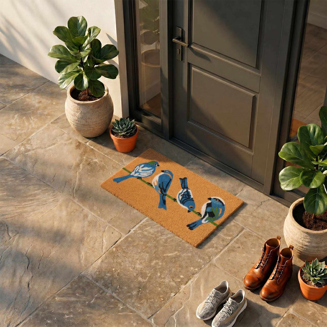 Coconut Animal Doormat, 60x40 cm, Non-Slip Backing