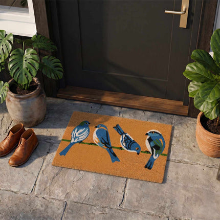 Coconut Animal Doormat, 60x40 cm, Non-Slip Backing